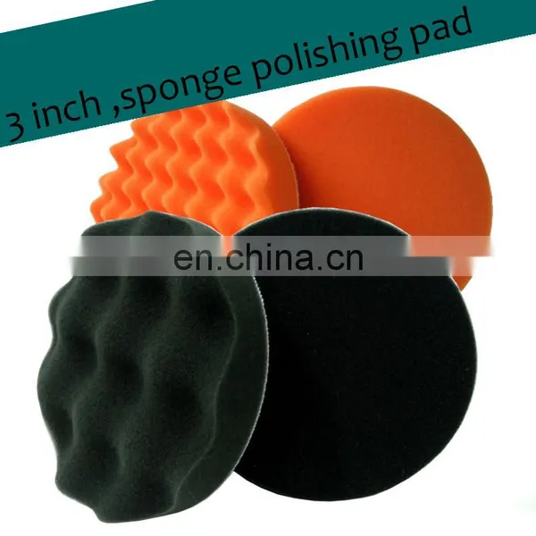High End Custom Design Car Care Waves Sponge Polishing Wheel photo-2