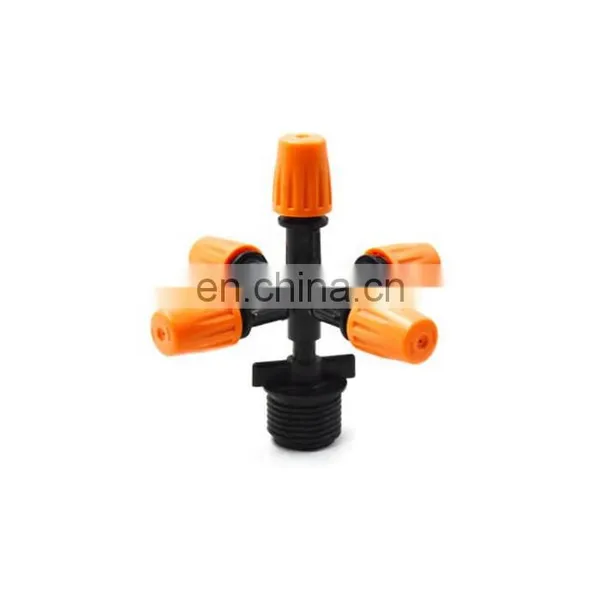 China Plastic 4 Holes Automatic Adjustable Atomizing Water Sprinkler Agriculture Irrigation photo-2