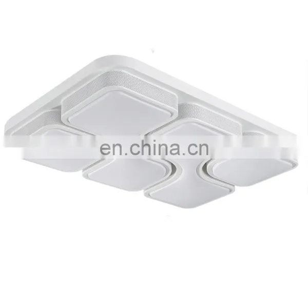 Atmospheric LED Ceiling Lamp Warm Dimmable Rectangular Lights for Bedroom Study Room photo-4