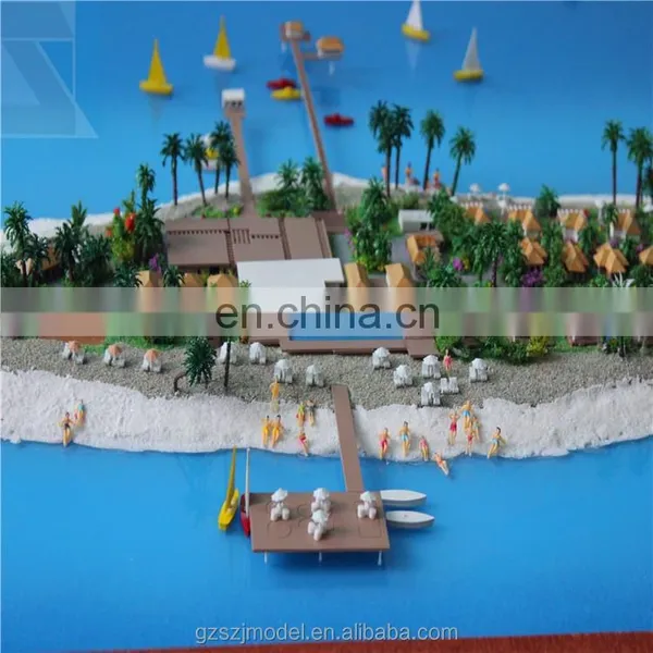Architectural Design of House 3d Visualization Miniature Zone Plan Hotel Building Model photo-2