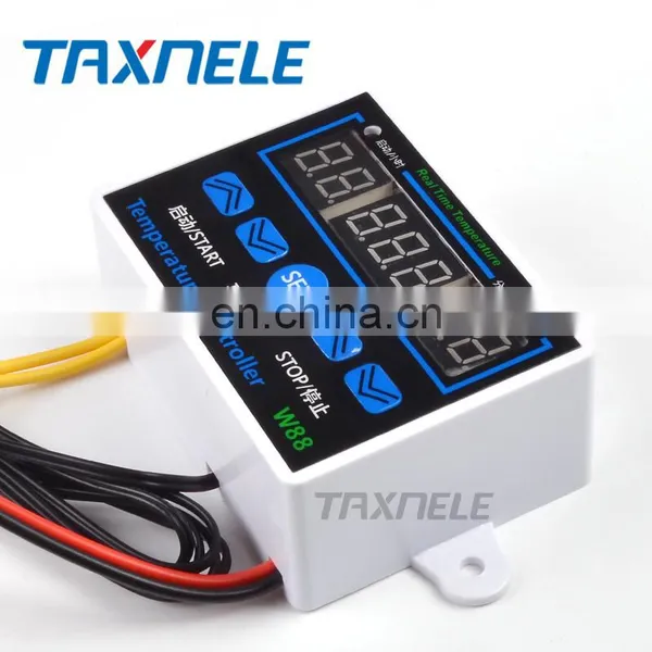 Digital Thermostat W88 12V 24V 220V Temperature Controller Triple Display Multifunction Thermostat Temperature Control Switch photo-4