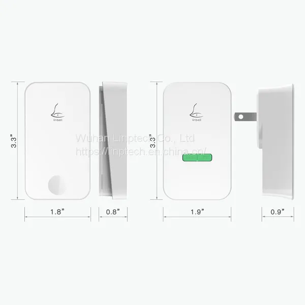 Linbell G4L Long Distance Wireless Doorbell Waterproof Self Powered US EU UK Plug With 1 Transmitter and 1 Receiver photo-5