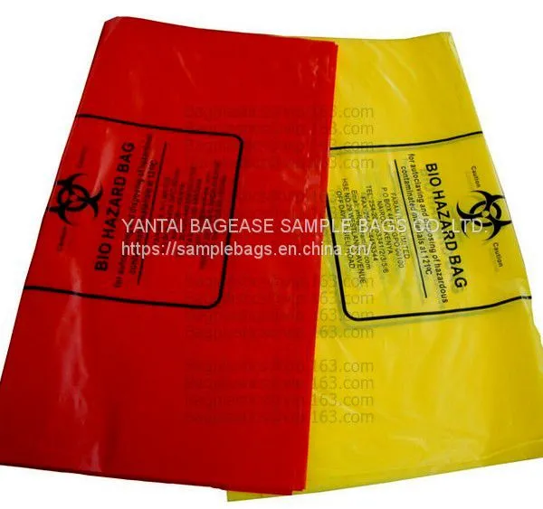 Biohazard Disposal Bags With Warning Label/Sterilization Indicator Lab Can Liners Labeling Biohazardous Trash Safely photo-4