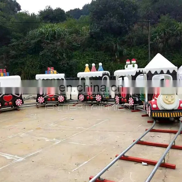 Christmas Amusement Rides Train on Track Electric for Sale photo-2