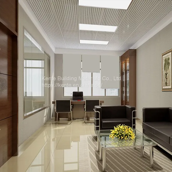 False Acoustic Panels Suspended Mineral Fiber Ceiling Board photo-4