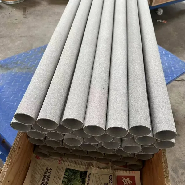 1um Porous Titanium Candle Filter Pipe Cartridge Porous Titanium Filter Powder Metallurgy Filtration PEM Electrolysers photo-5