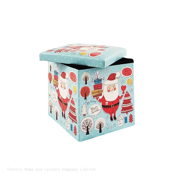 PVC Ottoman With Pattern photo-3