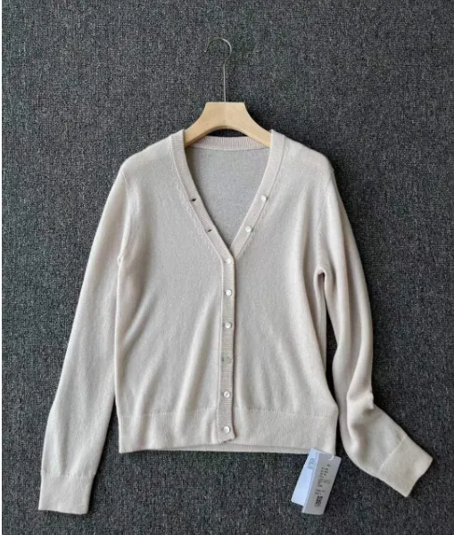 OEM 100% Cashmere Sweaters Cardigans photo-3