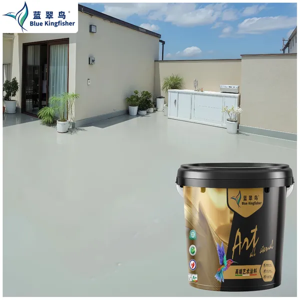 Chinese Blue Kingfisher Epoxy Floor Paint Factory， Wear-resistant and Anti-rolling photo-3