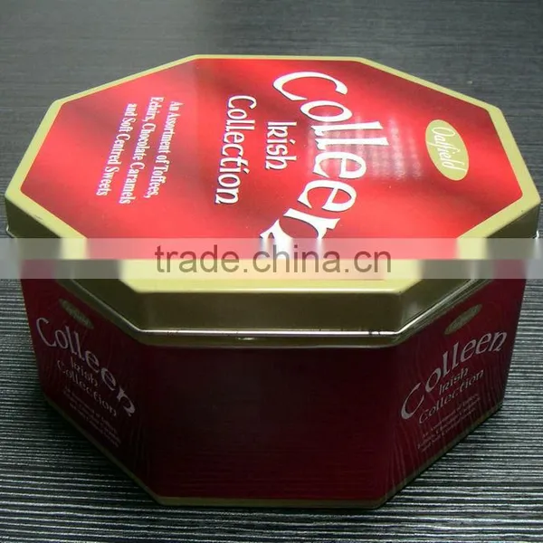 Octagonal Collection Metal Storage Box