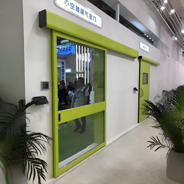 Automatic Airtight Door Hermetic Door Hospital Hermetically Sealed Glass Sliding Door photo-4