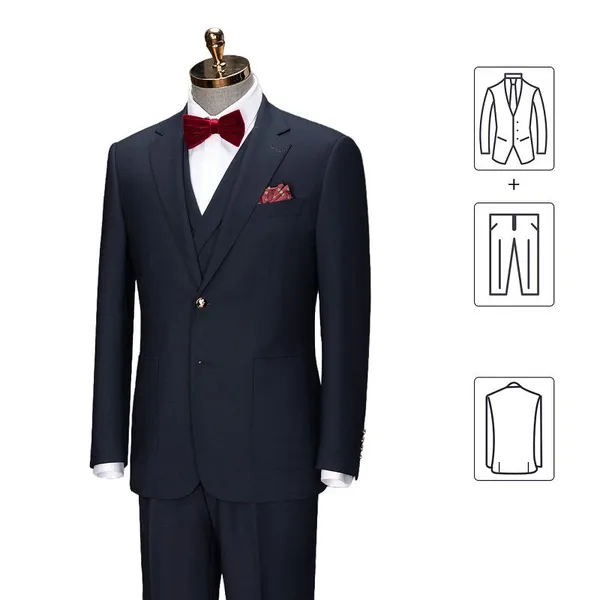 Suit Set Suit Top Suit Three Piece Set photo-3