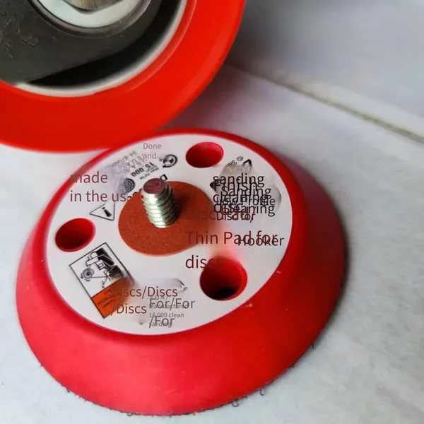 3m 28333 3-inch Backed Flock Sander, Eccentric Sander, Pneumatic Polisher photo-2