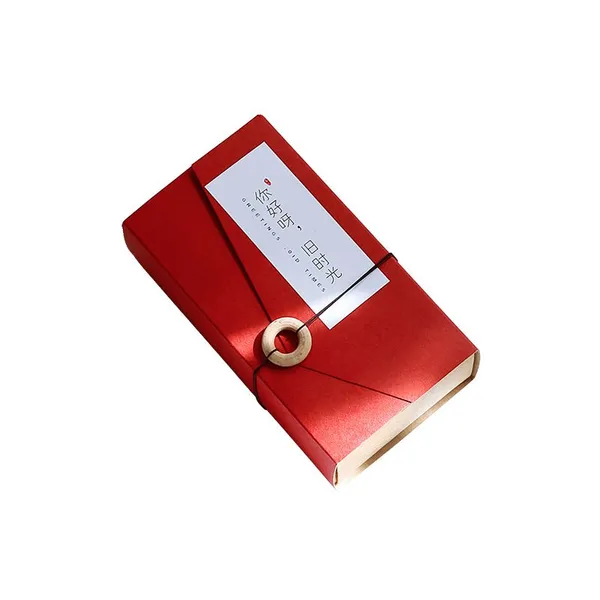 Orange Luxury Paper Packaging Gift Lid Box photo-3