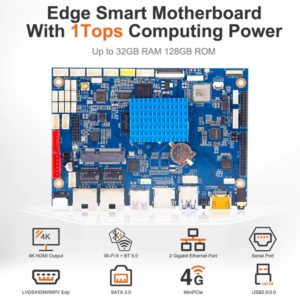 RK3568 Industrial Android Development Board | Dual Gigabit CAN | D-3568 photo-2