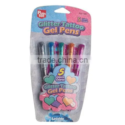 Scented Beautiful Big Save Christmas DIY Painting Glitter Tattoo Skin Gel Ink Pen photo-3