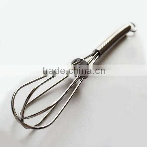 New 2015 Creative Stainless Steel Spring Whisk Mini Egg Whisk for Mixing, Blending and Beating photo-4