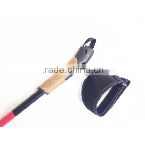 High Quality 1 Section Cork Handle Trekking Pole Hiking Stick photo-4