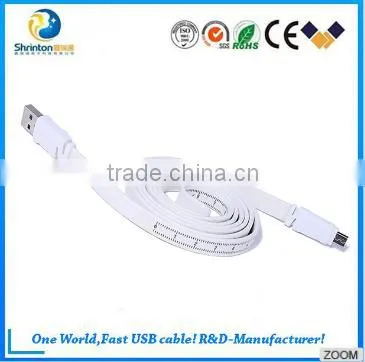 REMAX High Speed 1M/2M Micro USB2.0 Data Cable With Ruler Scale for Samsung/HTC Etc. Android photo-3