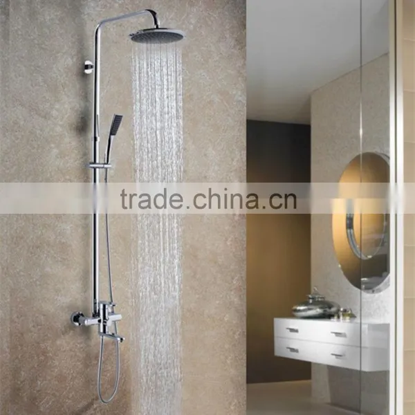 Solid Brass Hot and Cold Bathroom Rain Exposed Shower Mixer AF820 photo-4