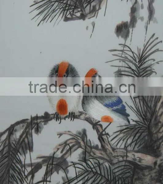 Suxiu Hand Embroidery Flowers and Birds Painting photo-2
