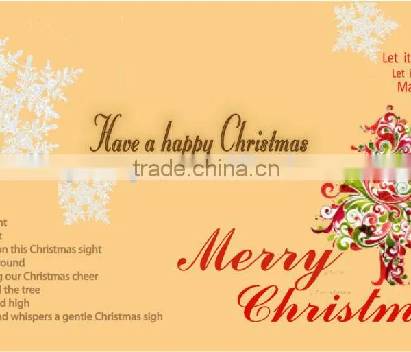 Customized Fashion Christmas Card Designs From China