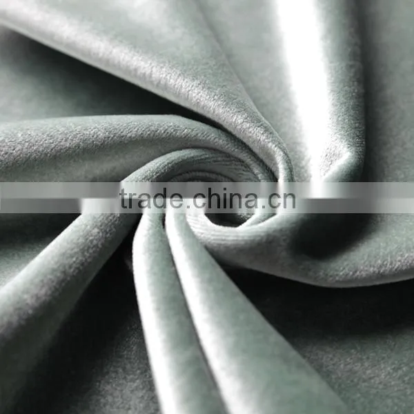 100 Polyester Tricot Fashion Style Shiny Velvet Sofa Fabric For Upholstery Decoration photo-5