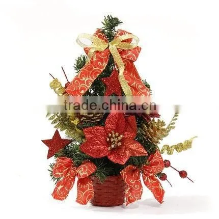 Mini Pine Needle Decorated Artificial Christmas Trees