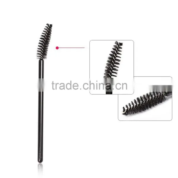 Disposable Eyelash Eyelashes Brush Brushes Mascara Applicator Wand Brush Black Yellow Blue Pink Rose Red photo-2