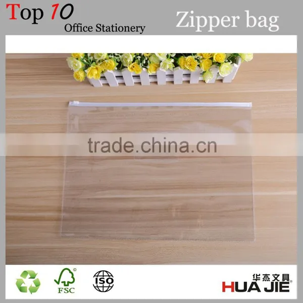 Clear pp Cover Plastic Waterproof Slide Zip Document Holder photo-4