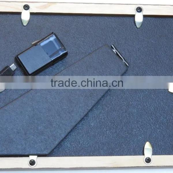 MICROSTONE Design for 24 Hours Use Support DC 5V Luminous Wood Frame Light photo-5