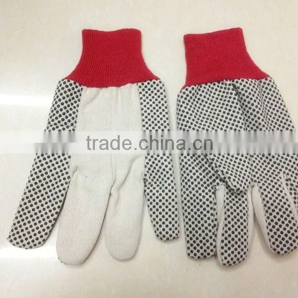 Weight Dot Cotton Yarn Gloves/ Working Gloves/ Safety Working Gloves