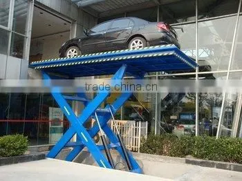 Stationary Hydraulic Car Lifting Platform, Stainless Steel Car Scissors Lift photo-4