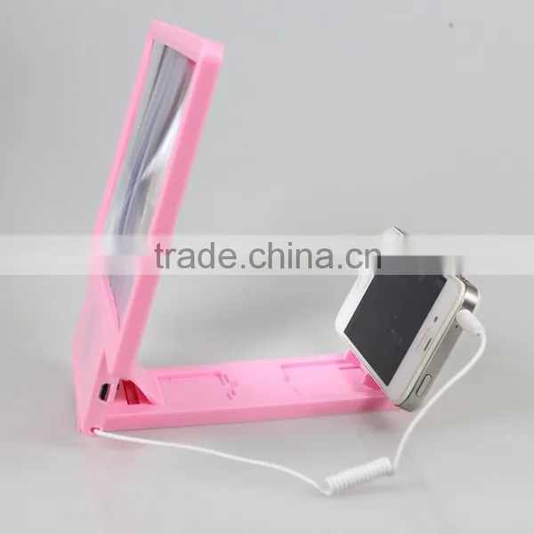 Portable Foldable Mobile Phone 3d Screen Magnifier hd With Speaker photo-4