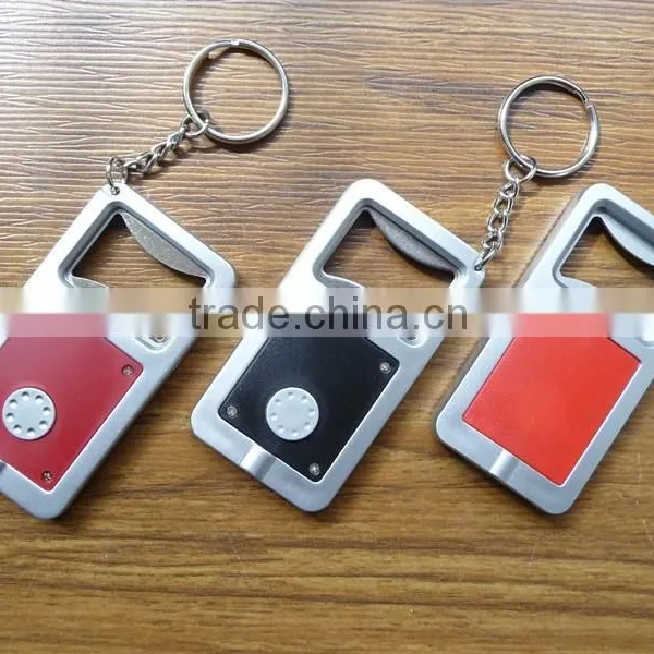 Mini LED Keychain With Bottle Opener Keychain photo-2