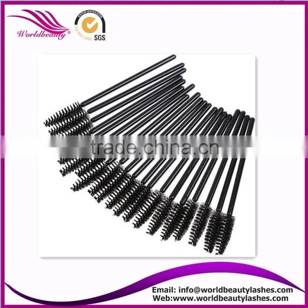 Eyelash Extensions Tools Black Lashes Brush Plastic Mascara Wand Brush photo-3