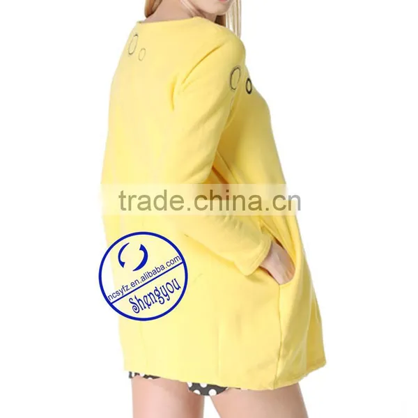 Custom 100% Cotton Embroidered Fleece Maternity's Hoodies & Sweatshirts photo-5