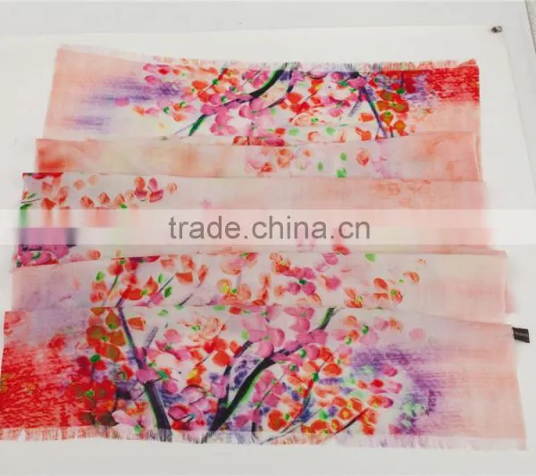 Customize Design Scarf for Spring 80*150cm Low Price Shawl Scarf photo-2