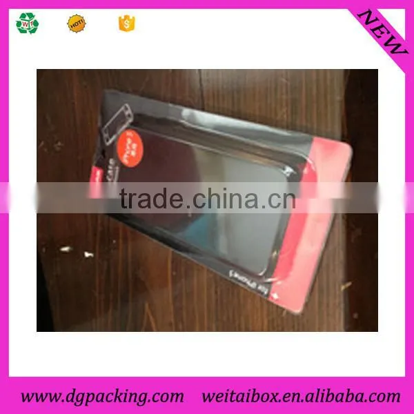 Hard Thick Blister Card Packaging With Backcard for Cellphone Case
