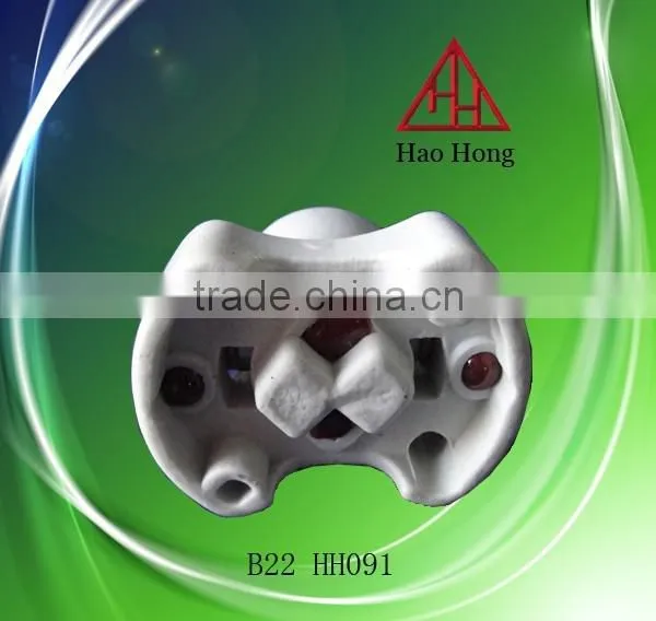 Better Quality B22 Iron Screw Shell Porcelain Lamp Holder photo-2