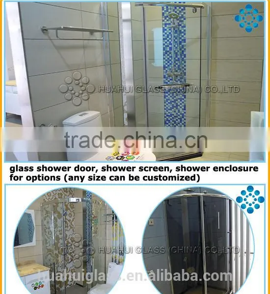 Custom Simple Round Tempered Glass Shower Door photo-5