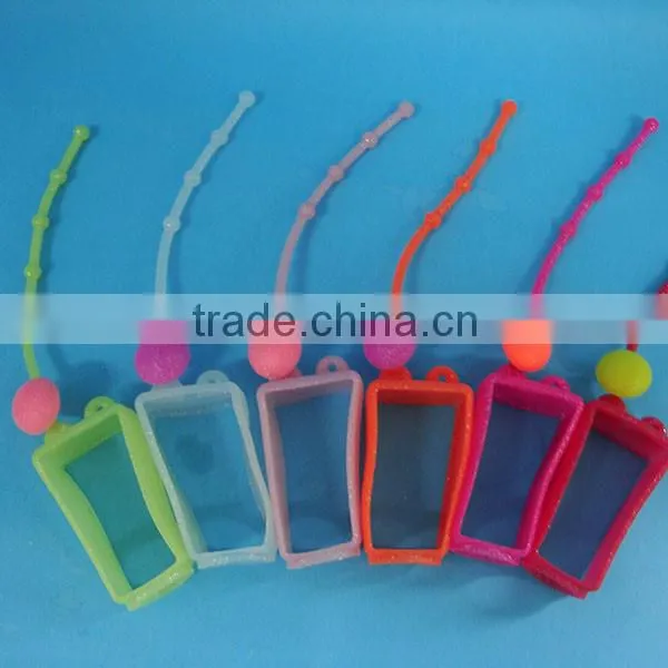 New Style Silicone Bottle Holder , Cute Silicone Case for 30ml Sanitizer Bottle