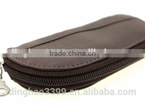 New design key holder fashoin shell shape key case leather men key case