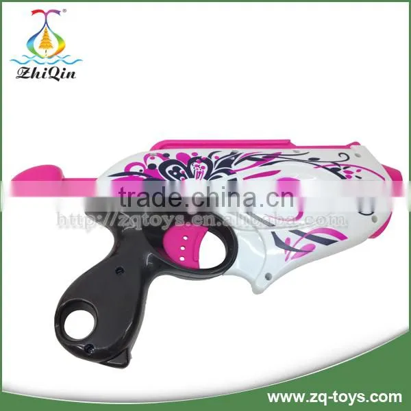 Plastic Pink Electric Soft Bullet Gun Toy for Girls photo-2