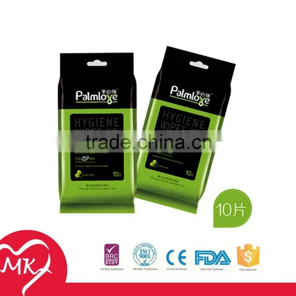Single Wrapped Wet Wipes for Cleaning Cellphone/lens/eyeglasses Screen Lens Clean Wet Wipes