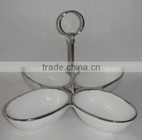 High Quality Electro Porcelain Divided Plate photo-5