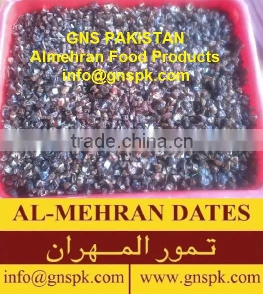 Diced Chopped Dates Bulk Pack - HACCP KOSHER Certified Rolled in Rice Flour, Size 8-10mm by GNS Pakistan photo-2