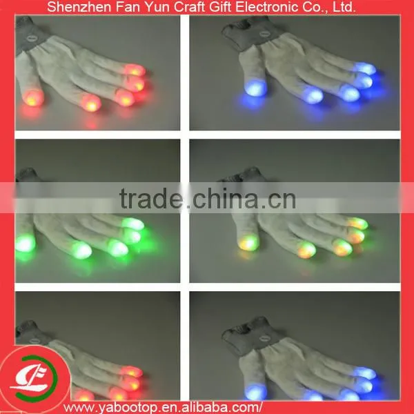 LED Flashing Gloves Handmade Party Decoration photo-2