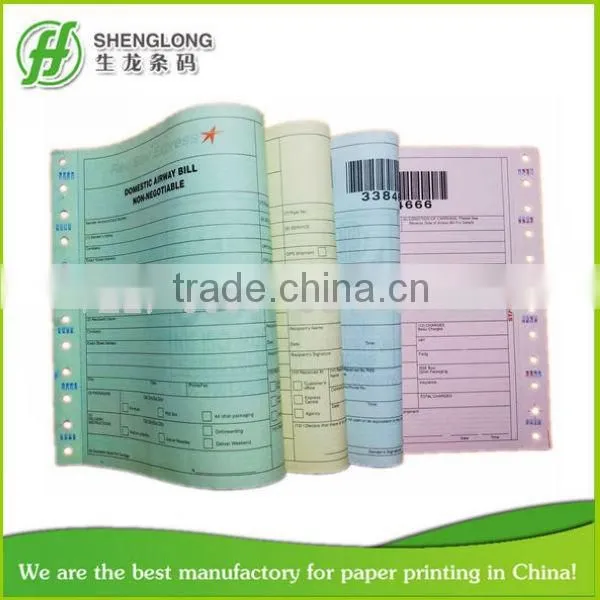 (PHOTO)FREE SAMPLE, 241x152mm,6-ply,barcode,international Express Waybill,consignment Note photo-3