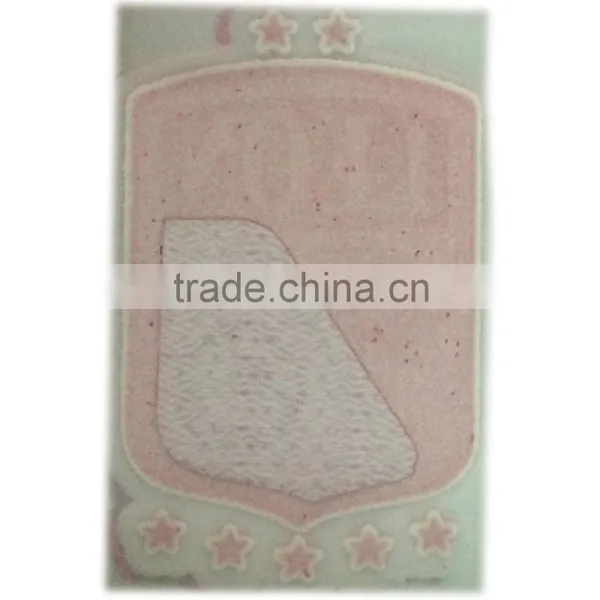 Factory Direct Soccer Patches 3d Flock Type Label Patch Football Badges Garment Usage Flock Patches photo-3